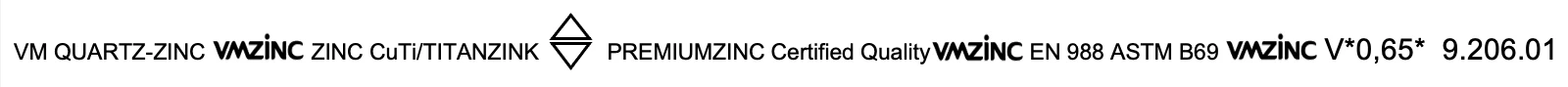 Guarantee of superior zinc quality
